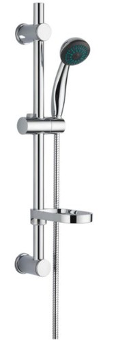 Shower riser chrome round - riser,