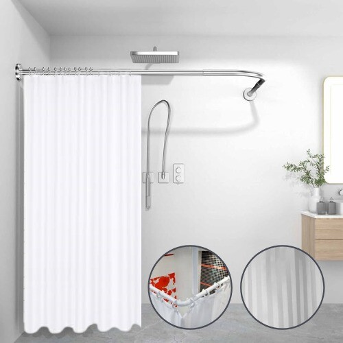 Croydex shower curtain rail - croydex,