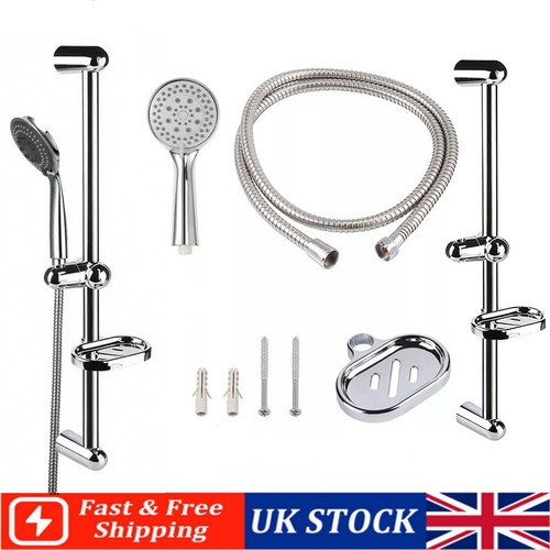 Slider rail shower riser - rail, head