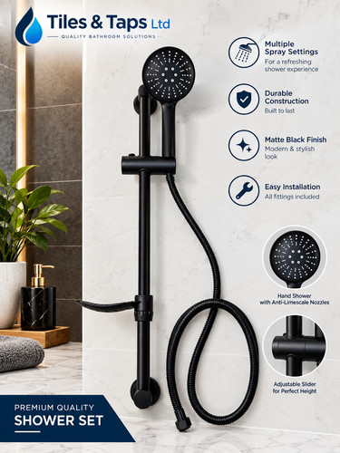 Matt black round - matt,