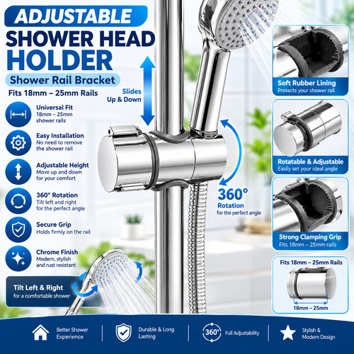 Universal adjustable shower - universal,