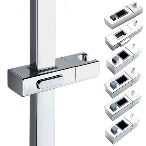 Square pipe shower head holder - head,