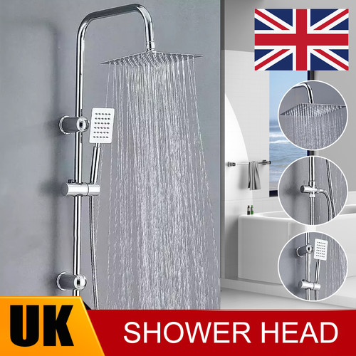 Large square shower kit - square, twin