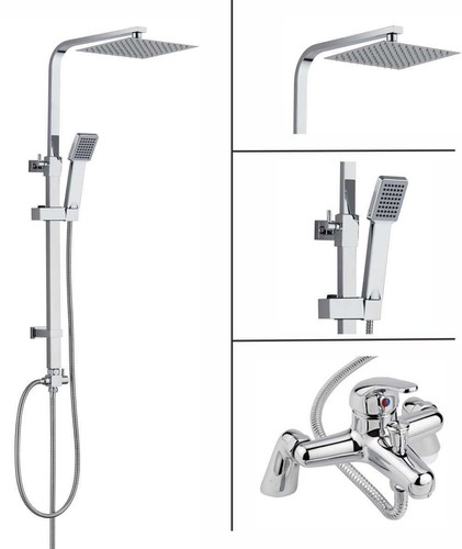 Shower kit twin head - kit,