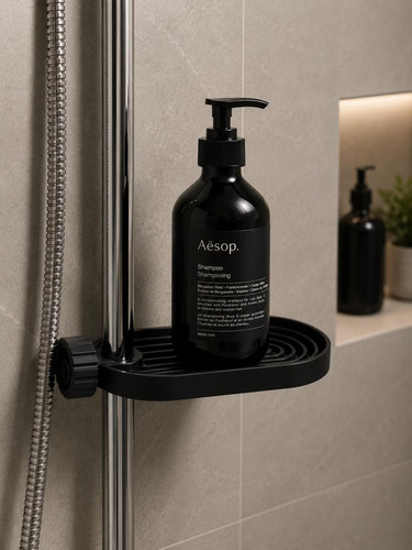 Adjustable shower shelf - adjustable, fits